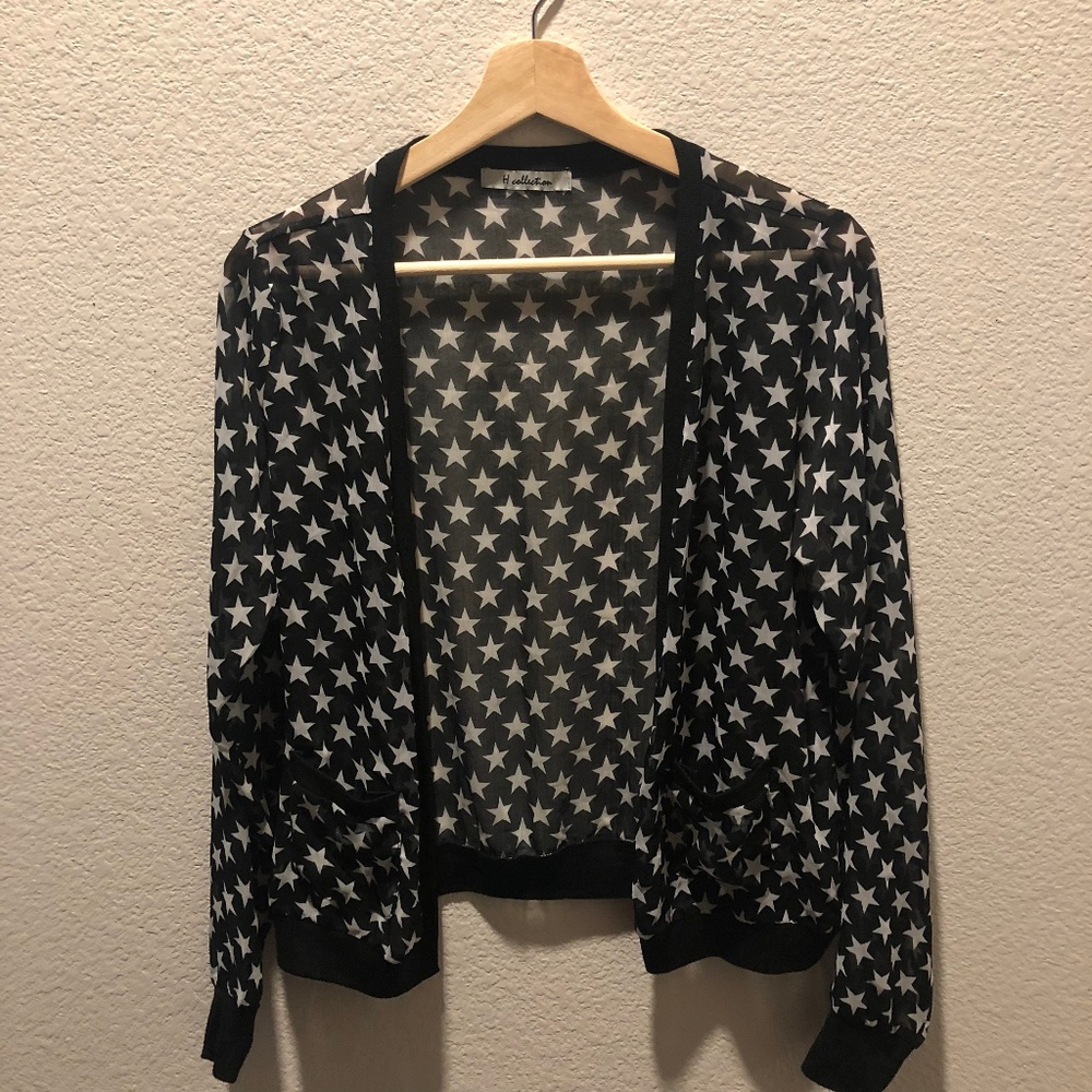 Light Cardigan with Stars